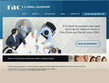 Tablet Screenshot of carrollaccountants.com.au